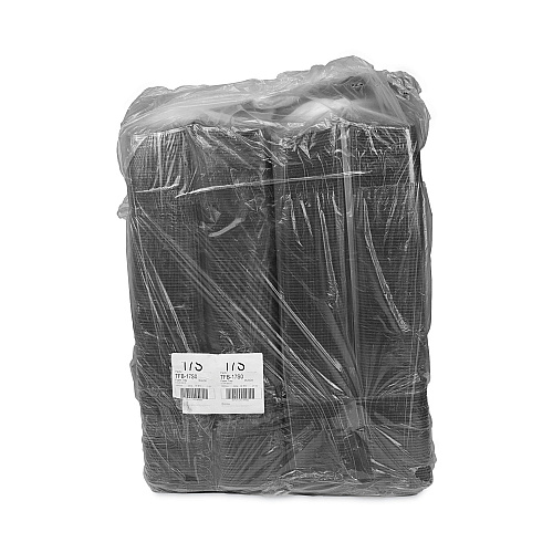 Pactiv Meat Tray, #17S, 8.3 x 4.8 x 0.65, Black, Foam, 1,000/Carton (0TFB17S00000)