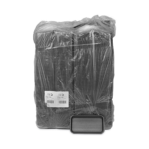 Pactiv Meat Tray, #17S, 8.3 x 4.8 x 0.65, Black, Foam, 1,000/Carton (0TFB17S00000)