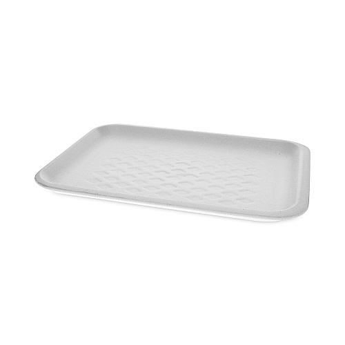 Pactiv Supermarket Tray, #2S, 10.75 x 5.5 x 1.2, White, Foam, 500/Carton (51P102S)
