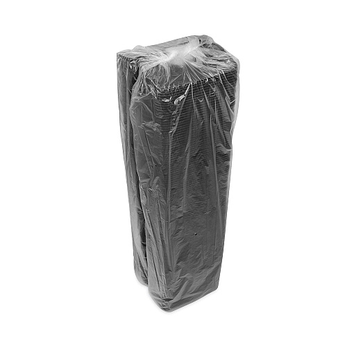 Pactiv Supermarket Tray, #17S, 8.38 x 4.5 x 0.69, Black, Foam, 1,000/Carton (51P917S)