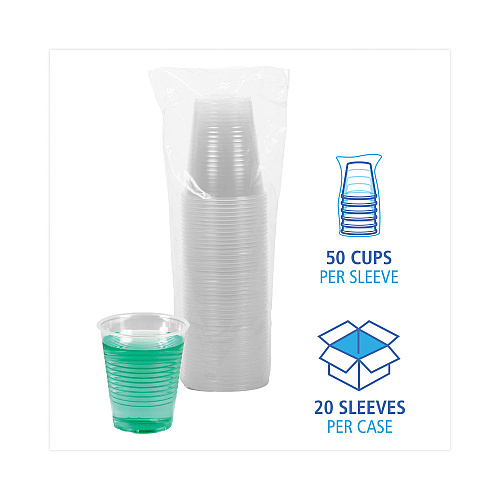 Boardwalk&reg; Translucent Plastic Cold Cups, 12 oz., 1000 Cups (BWKTRANSCUP12CT)
