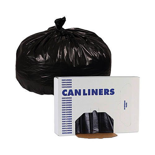 Boardwalk&reg; Linear Low Density Industrial Can Liners, 60 gal, 100/CT (BWKG3858HBL)