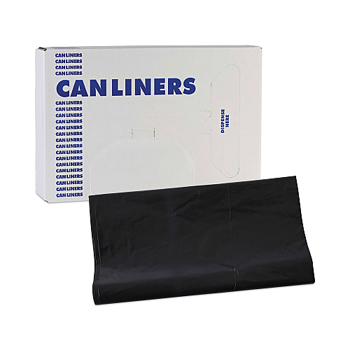 Boardwalk&reg; Linear Low Density Industrial Can Liners, 56 gal, 100/CT (BWKG4347HBL)
