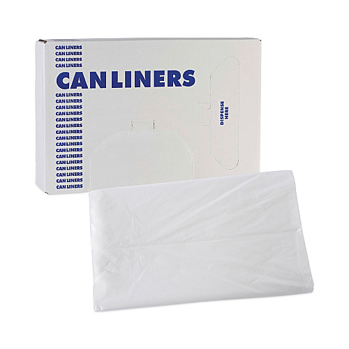 Boardwalk&reg; High Density Can Liners Flat Pack, 45 gal, 200/Carton (BWKH4048S)