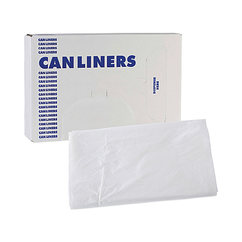 Boardwalk&reg; High Density Can Liners Flat Pack, 56 gal, 200/Carton (BWKH4348S)