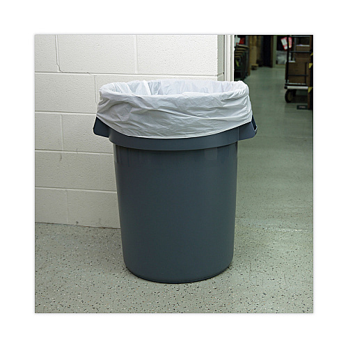 Boardwalk&reg; 60 Gallon White Can Liners, 0.7 mil, 38 x 58, 100 Liners (BWKVW3858X)