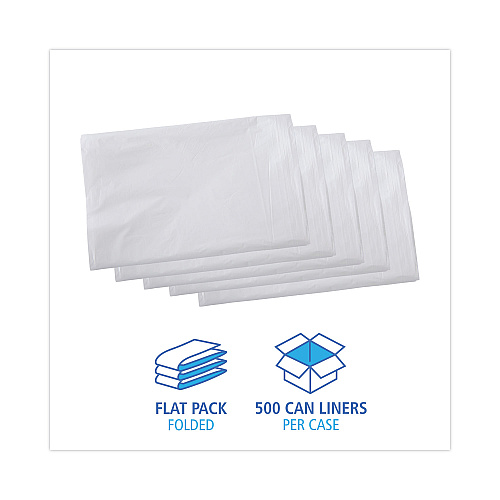 Boardwalk&reg; Low Density Industrial Can Liners, 16 gal, 500/Carton (BWKW2432X)