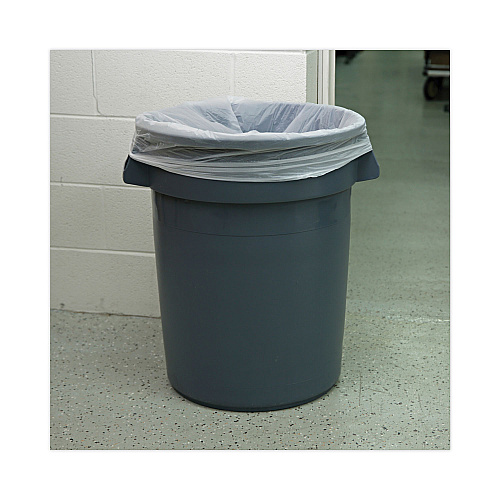 Boardwalk&reg; Low Density Industrial Can Liners, 30 gal, 100/Carton (BWKW3036X)