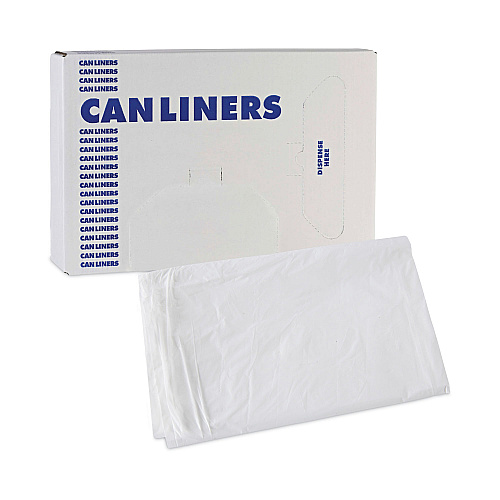 Boardwalk&reg; Low Density Industrial Can Liners, 30 gal, 100/Carton (BWKW3036X)
