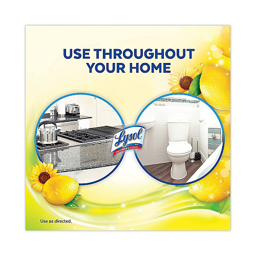Lysol&reg; Multi-Surface Cleaner, Lemon and Sunflower, 10.75 oz, 20/CT (93805CT)