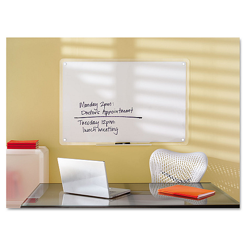 Quartet iQ Total Erase Board, 49 x 32, White, Clear Frame (TM4929)