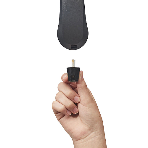Softalk Twisstop Rotating Phone Cord Detangler, Black (1501)