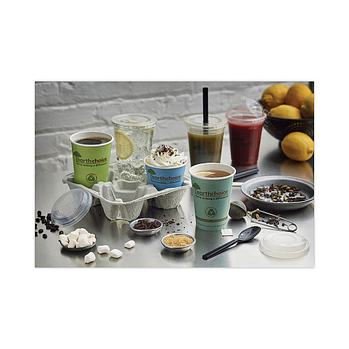 Pactiv EarthChoice Compostable Paper Cup, 16 oz, Green, 1,000/Carton (DPHC16EC)