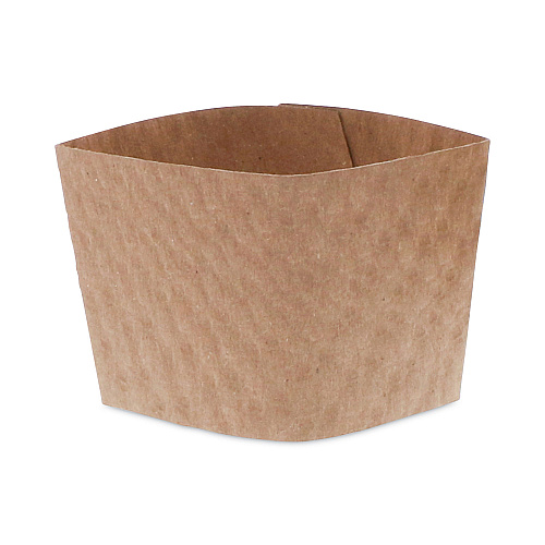 Pactiv Hot Cup Sleeve, Fits 10 oz to 24 oz Cups, Brown, 1,000/Carton (DSLVBRN)