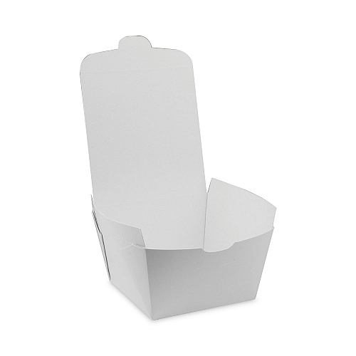 Pactiv EarthChoice OneBox Paper Box, 37 oz, 4.5 x 4.5 x 2.5, White, 312/Carton (NOB01W)