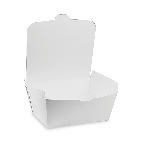 Pactiv EarthChoice OneBox Paper Box, 66 oz, 6.5 x 4.5 x 3.25, White, 160/Carton (NOB03W)