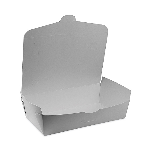 Pactiv EarthChoice OneBox Paper Box, 77 oz, 9 x 4.85 x 2.7, White, 162/Carton (NOB04SW)
