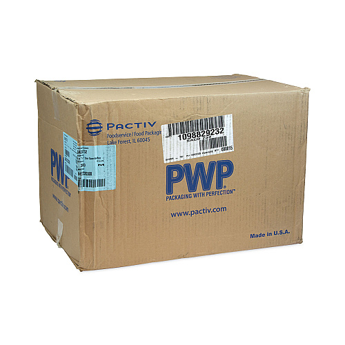 Pactiv EarthChoice Square Recycled Bowl, 32 oz, 7 x 7 x 2, Clear, Plastic, 300/Carton (SAC0732)