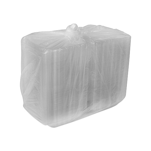 Pactiv SENSATION SmartLock Hinged Lid Container, 8.34 x 8.24 x 3.05, Clear, Plastic, 200/Carton (YCI821200000)