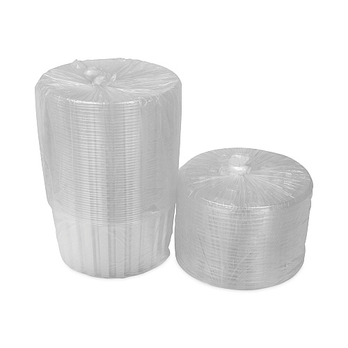 Pactiv Plastic Cake Container, Deep 8" Cake Container, 9.25" Diameter x 5"h, Clear, 100/Carton (YCI898010000)