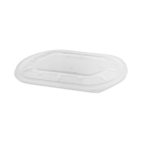 Pactiv ClearView MealMaster Lid with Fog Gard Coating, Large Flat Lid, 9.38 x 8 x 0.38, Clear, Plastic, 300/Carton (YCN8463S00D0)
