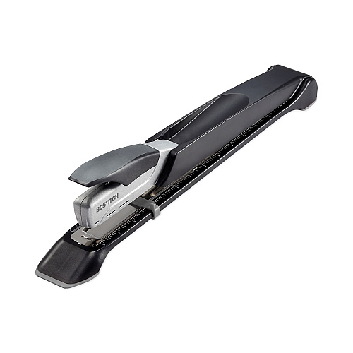 Bostitch Long Reach Stapler, 25-Sheet Capacity, 12" Throat, Black/Silver (1610)