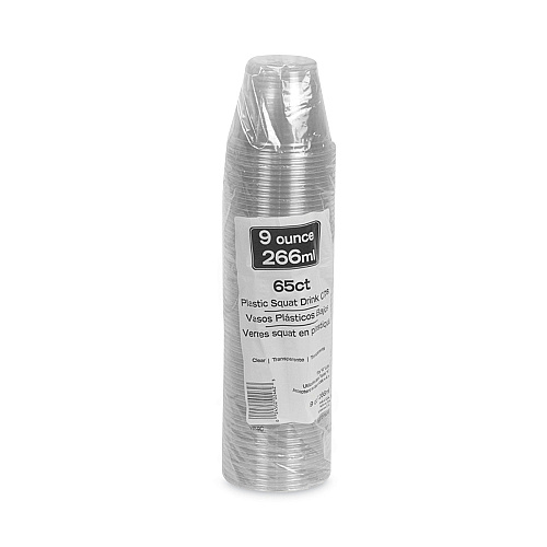 Pactiv EarthChoice Recycled Clear Plastic Cold Cups, 9 oz, Clear, 975/Carton (YP9C)