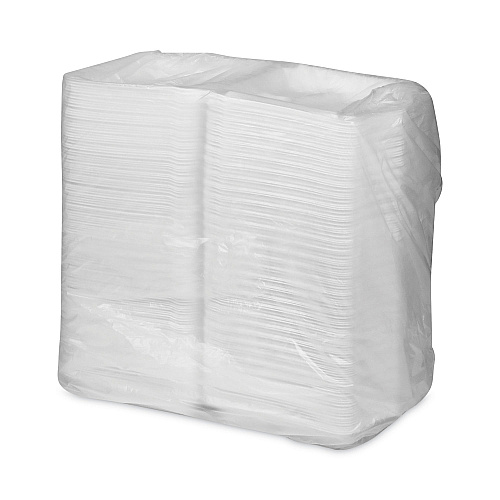 Pactiv SmartLock Foam Hinged Lid Container, X-Large, 3-Compartment, 9.5 x 10.5 x 3.25, White, 250/Carton (YHLW10030000)