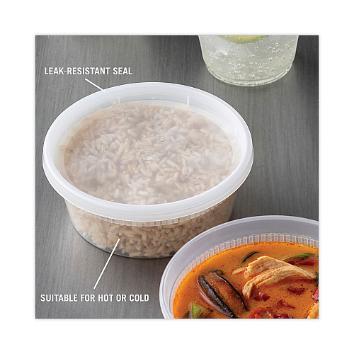 Pactiv Newspring DELItainer Microwavable Container, 8 oz, 1.13 x 2.8 x 1.33, Clear, Plastic, 240/Carton (YL2508)