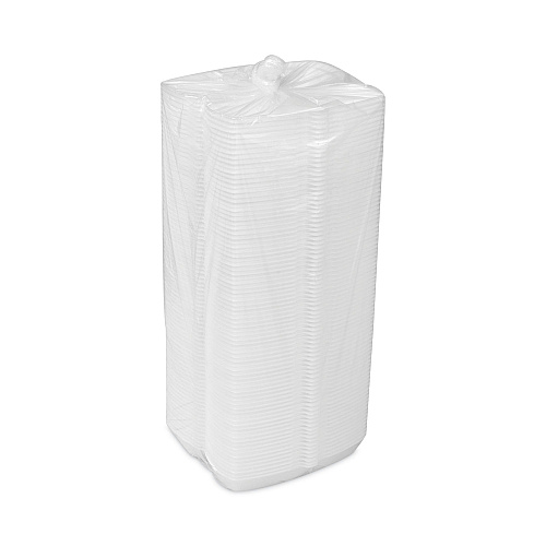 Pactiv Foam Hinged Lid Container, Single Tab Lock Hot Dog, 7.25 x 3 x 2, White, 504/Carton (YTH100980000)