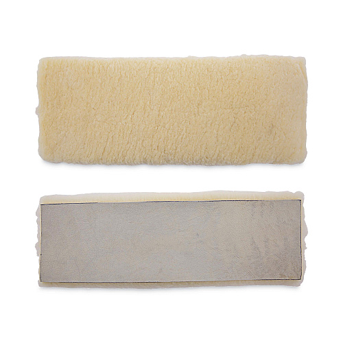 Boardwalk Mop Head, Finish Applicator, Lambswool, 14-Inch, White (BWK4414)