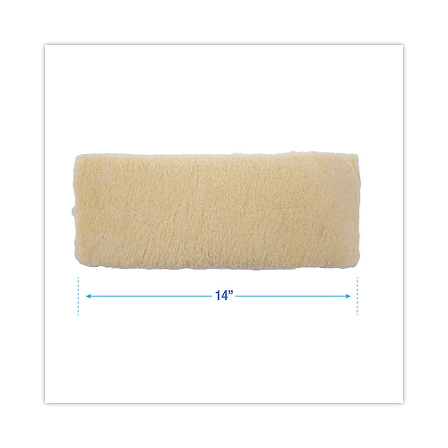Boardwalk Mop Head, Finish Applicator, Lambswool, 14-Inch, White (BWK4414)