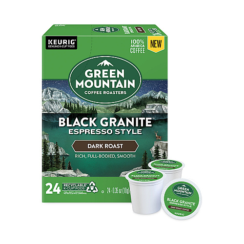 Keurig Black Granite Espresso Style K-Cups, 24/Box (9530)