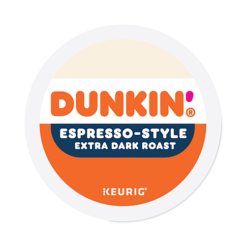 Dunkin Donuts K-Cup Pods, Espresso, 22/Box (1283)