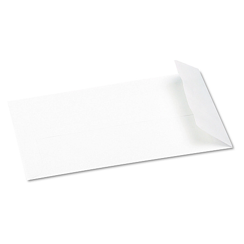 Quality Park Redi-Seal Catalog Envelope, #1, Cheese Blade Flap, Redi-Seal Adhesive Closure, 6 x 9, White, 100/Box (43117)