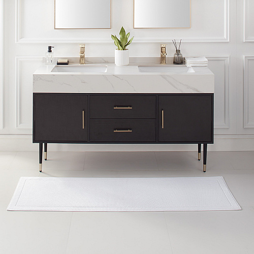 Host & Home Cotton Bath Mat 20x60 White - Case Of 4 (HH-BM-2060-WH)