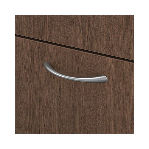 HON Mod Support Pedestal, Left or Right, 2-Drawers: Box/File, Legal/Letter, Sepia Walnut, 15" x 20" x 20" (PLPHBFLE1)