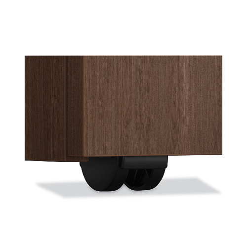HON Mod Mobile Pedestal, Left or Right, 3-Drawers: Box/Box/File, Legal/Letter, Sepia Walnut, 15" x 20" x 28" (PLPMBBFLE1)