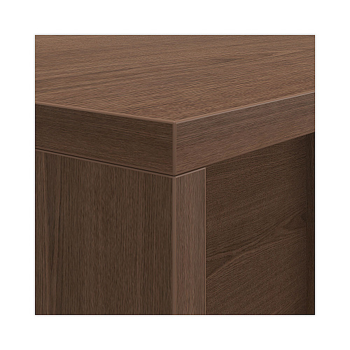 HON Mod Return Shell, Reversible (Left or Right), 42w x 24d x 29h, Sepia Walnut (PLRS4224LE1)