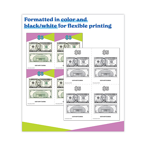 Carson-Dellosa In a Flash USB, US Money, Ages 6-8, 229 Pages (109579)