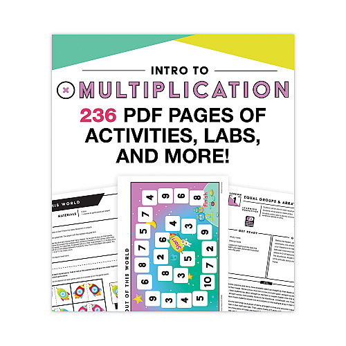 Carson-Dellosa In a Flash USB, Intro to Multiplication, Ages 7-9, 236 Pages (109580)