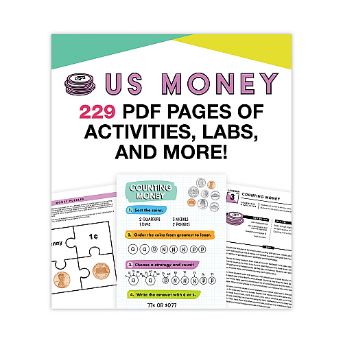 Carson-Dellosa In a Flash USB, US Money, Ages 6-8, 229 Pages (109579)