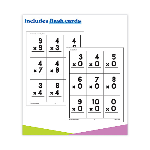 Carson-Dellosa In a Flash USB, Intro to Multiplication, Ages 7-9, 236 Pages (109580)