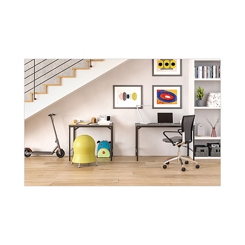 Safco Simple Work Desk, 45.5" x 23.5" x 29.5", Gray (5272BLGR)
