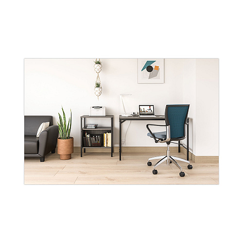 Safco Simple Work Desk, 45.5" x 23.5" x 29.5", Gray (5272BLGR)