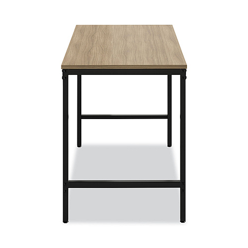 Safco Simple Work Desk, 45.5" x 23.5" x 29.5", Walnut (5272BLWL)