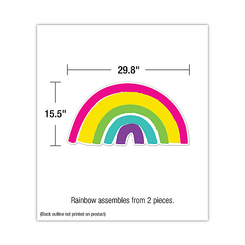 Carson-Dellosa Motivational Bulletin Board Sets, 75-Piece Set, Kind Vibes, 30" x 16", Multicolor (110524)
