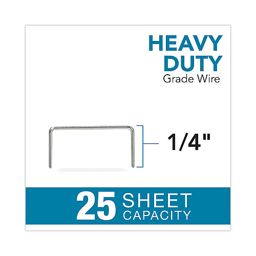 Rapid Staple Cartridge, 0.25" Leg, 0.5" Crown, Steel, 210/Cartridge, 5 Cartridges/Pack, 1,050/Pack (02897)