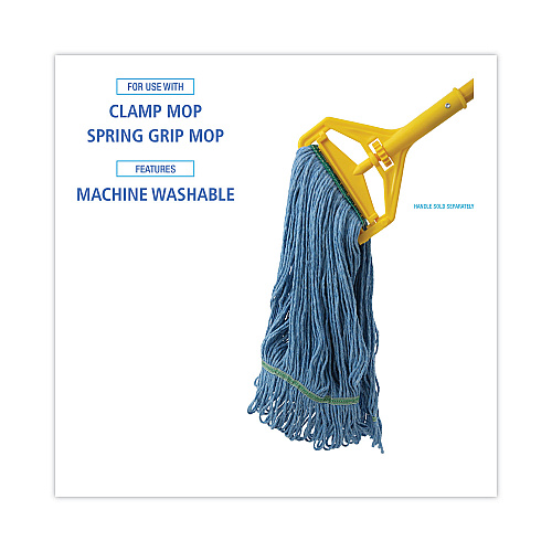 Boardwalk&reg; Narrowband Looped-End Medium Mop Heads, 12 Mop Heads (BWK502BLNBCT)