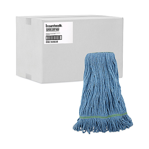 Boardwalk&reg; Narrowband Looped-End Medium Mop Heads, 12 Mop Heads (BWK502BLNBCT)